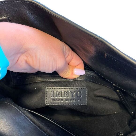 Isaac Mizrahi New York Suede & Leather Crossbody - Picture 7 of 7